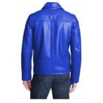 Mystical Royal Blue Leather Jacket