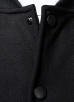 Men’s Varsity Baseball Jacket Cotton Blend Letterman Jacket with Faux Leather - Image 2