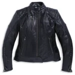 Harley-Davidson Women’s Black Studded Leather Motorcycle Jacket
