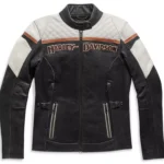Harley-Davidson Women´s Leather Jacket black/white
