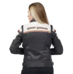 Harley-Davidson Women´s Leather Jacket black/white