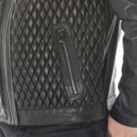 Men's Black Quilted Leather Jacket Stylish and Modern Design - Image 3