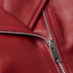 Classic Vintage Style Women's Leather Jacket Genuine Leather - Image 4