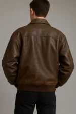 Handmade Distressed Cowhide Leather Jacket Vintage A2 Style