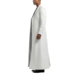 Mens Genuine Leather Trench Long Coat Luxury Full-Length Designer Overcoat - Image 4