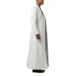 Mens Genuine Leather Trench Long Coat Luxury Full-Length Designer Overcoat - Image 3