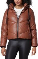 Women's Faux Fur Super Puffer Jacket - Image 2