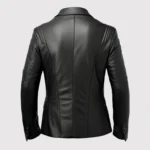 Men’s Black Sheepskin Leather Blazer