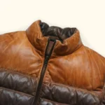 Genuine Cowhide Leather Bomber Jacket Classic Vintage Style Jacket - Image 4