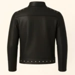 Men's Leather Biker Jacket Studded Moto Style Handmade outerwear