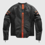 Harley Davidson Men's Brawler Black Motorcycle Jacket Genuine Cowhide Leather Jacket