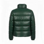 Men’s Handmade Lambskin Leather Puffer Jacket