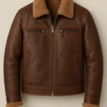 The Aviator Classic Timeless Shearling Leather Jacket